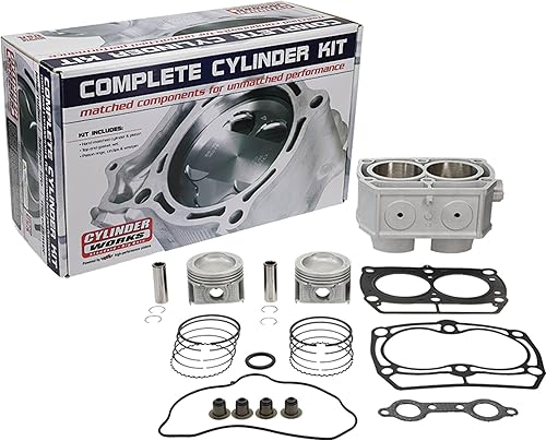 Miniatura 2 de Cylinder Works 60002-K07 Kit de cilindro de orificio estándar, orificio de 3.150 in compatible conrepuesto para Polaris Ranger 700 4x4 2007-2009,