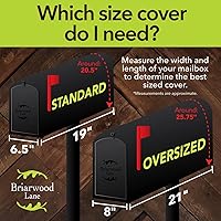 Vista 4 de Briarwood Lane Funda para buzón de otoño Be Grateful