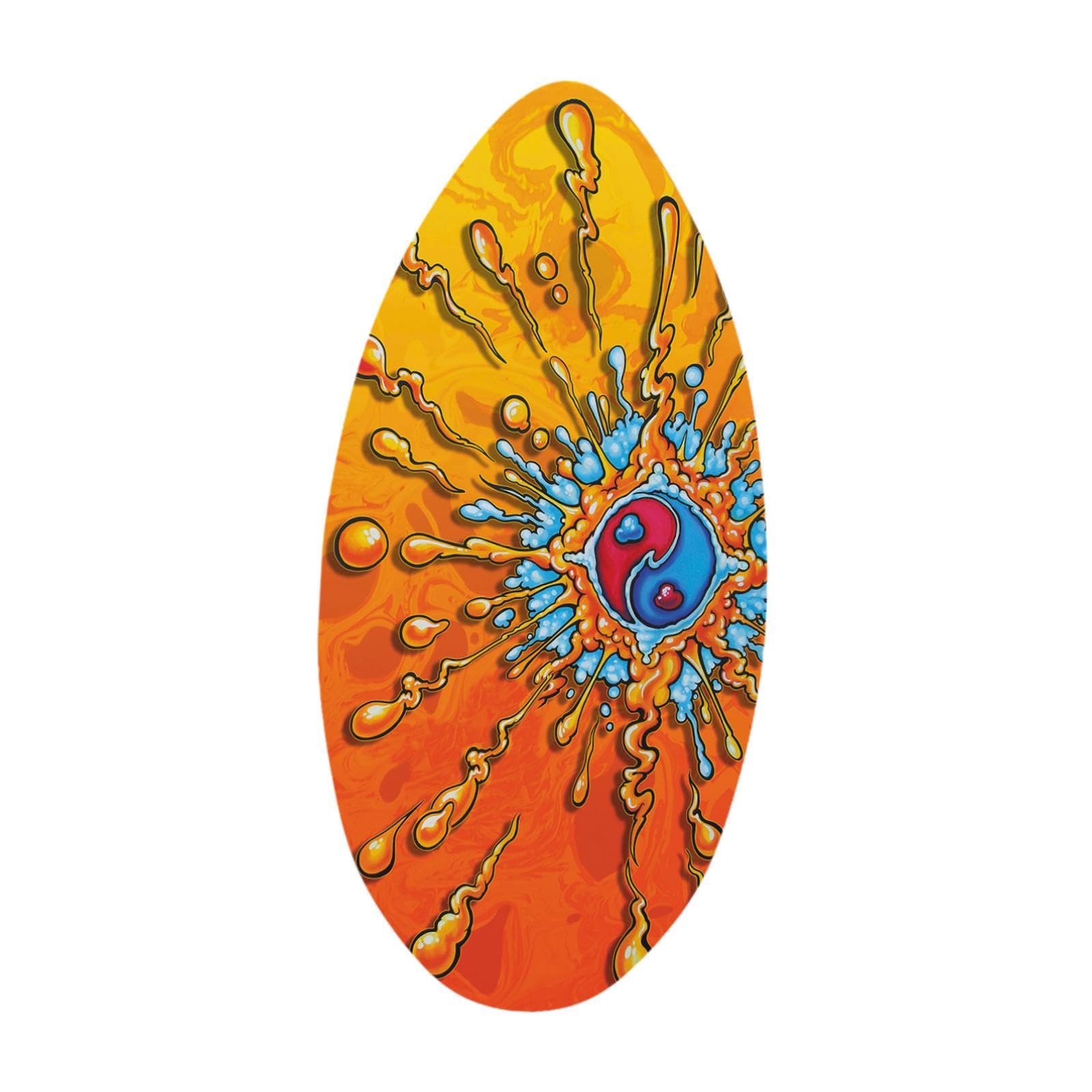 41" Skimboard, Holz Bodyboard, Gleitendes, Leichtes Surfbrett Aus Holz, Skimboard Wassersurfbrett für Kinder Und Jugendliche