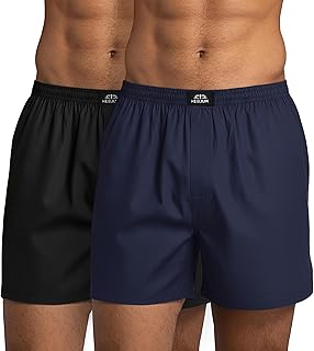 HEELIUM Bamboo Boxers for Men | Odour Free &amp; Breathable Boxer Shorts | 3X Softer Than Cotton | Comfortable &amp; Durable Waist...