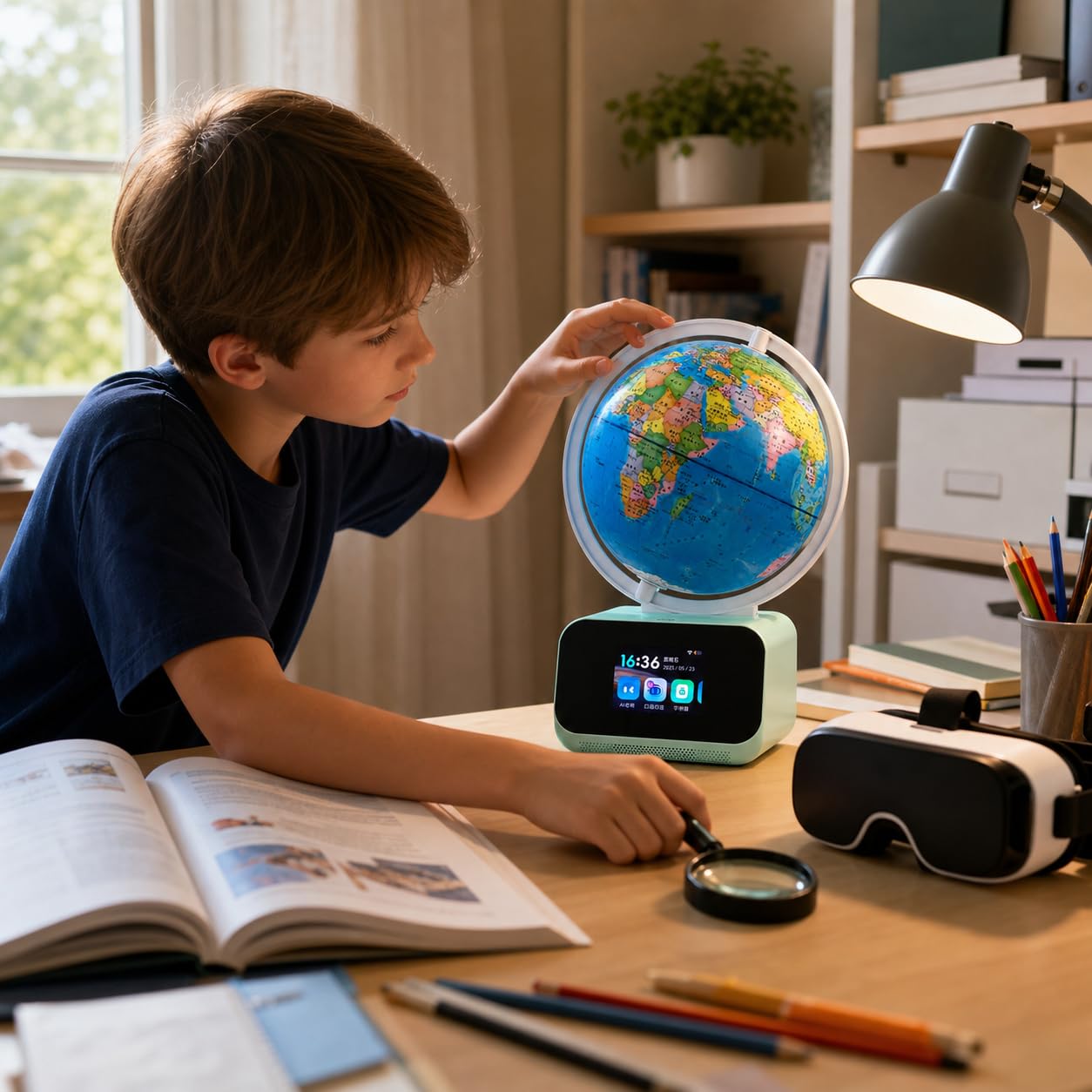 Educativo AI per Bambini, Giocattolo Educativo con Controllo Vocale, per il Regalo