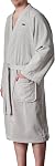 Lacoste Pique classique 100% Robe de bain en coton pour hommes & Les femmes, une taille convient le plus, Iris noir