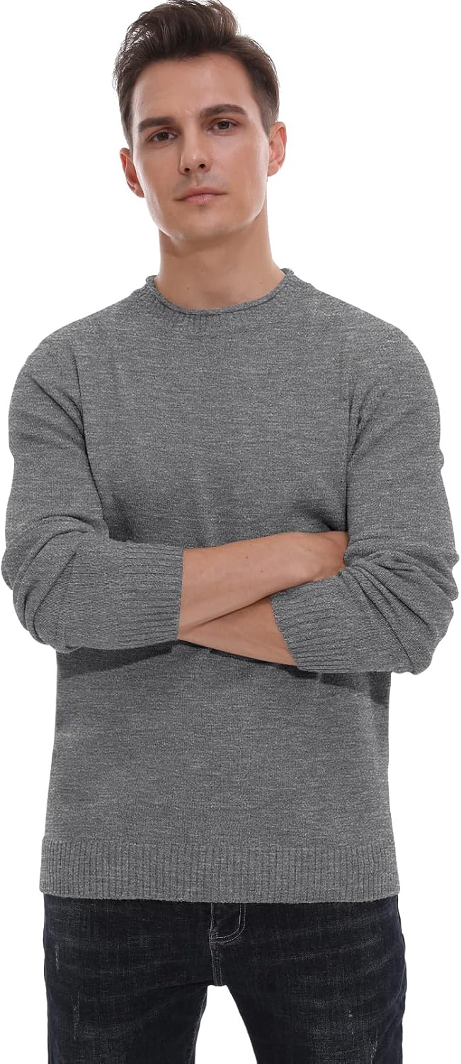 Sailwind Men's Crewneck Sweater Soft Casual Sweaters for Men Classic Pullover Sweaters with Ribbing Edge - Image 6
