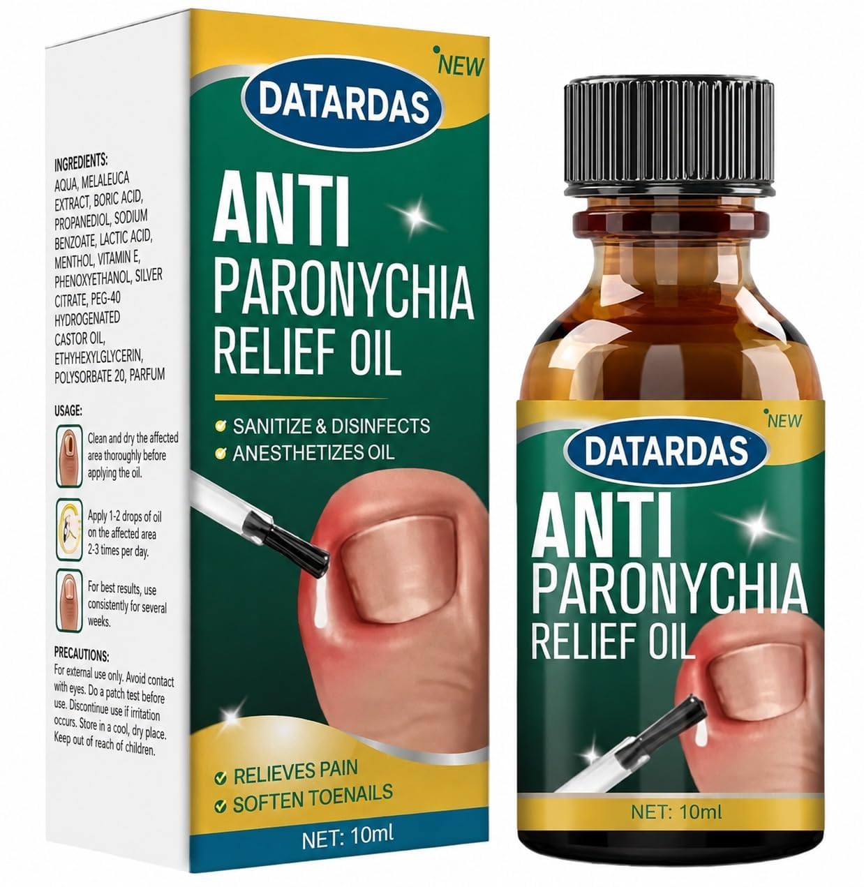 Natural Paronychia Relief Oil 10ml – Nail Infection Care for Pain Relief & Skin Protection-picture-18