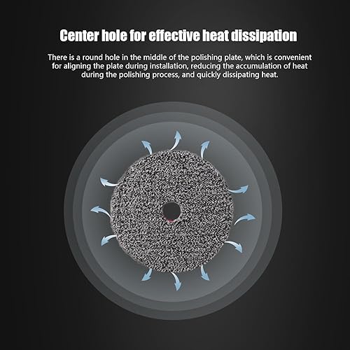 Miniatura 4 de SPTA Almohadillas de corte de microfibra de 3 pulgadas (2.953 in), 3 almohadillas de eliminación de cera de microfibra suave, almohadilla aplicadora