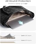 BAGSMART Sac de rangement extensible pour les femmes, sac de travail avec compartiments et sac de voyage imperméable