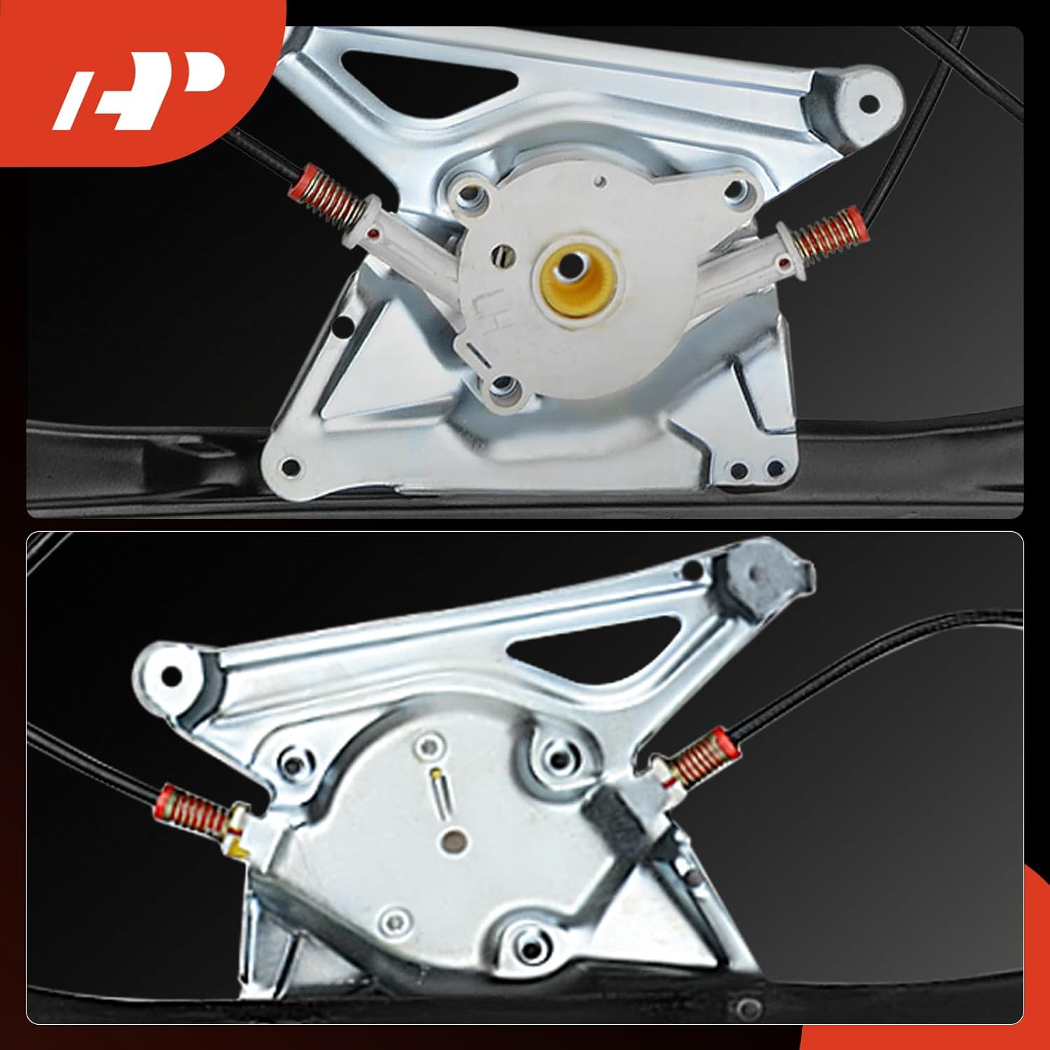 A-Premium Power Window Regulator Without Motor Compatible with Audi A4 1996-2001 A4 Quattro 1996-2001 S4 2000-2002 Front Driver Side