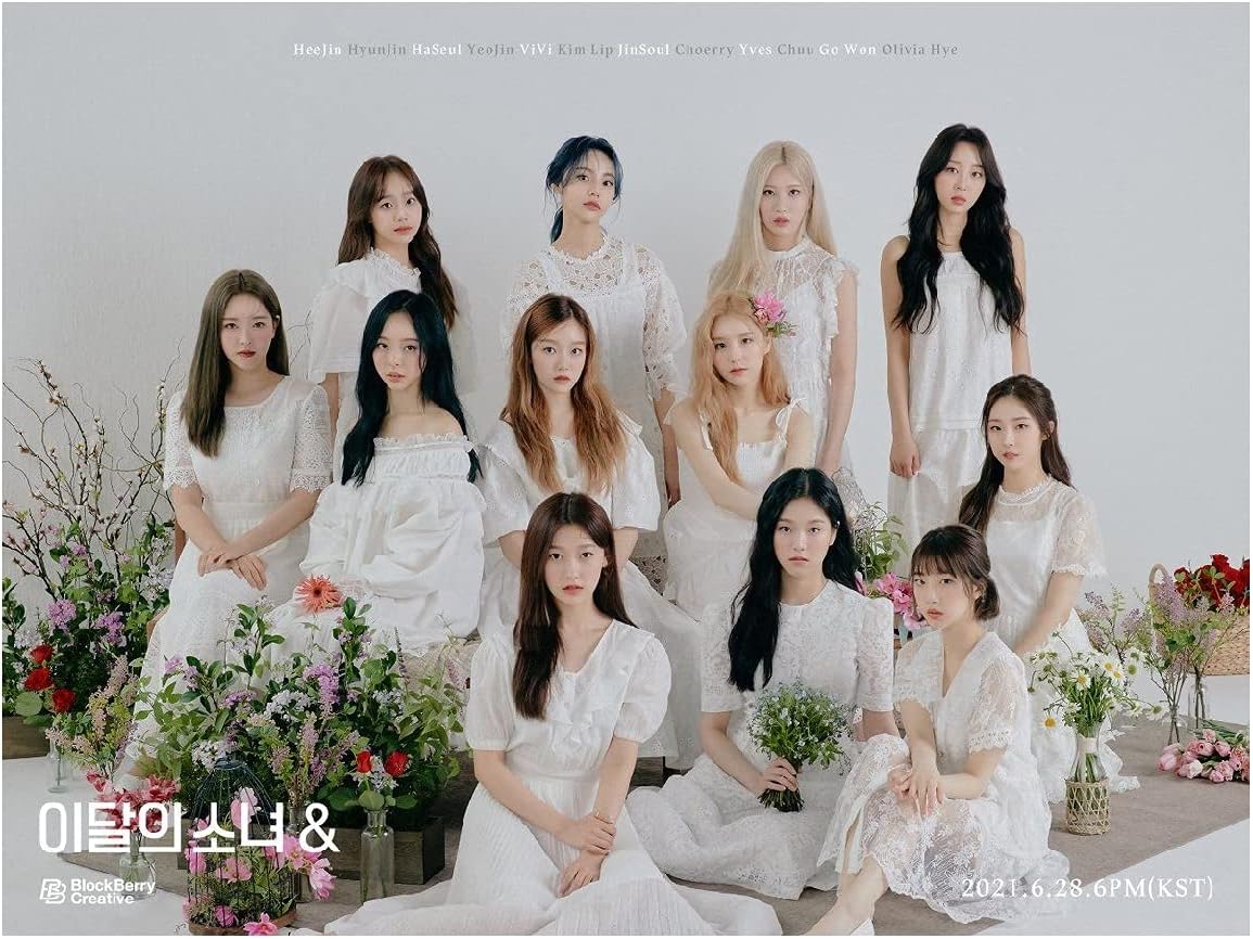 Monthly Girl Loona & 4th Mini Album D Version CD+100p PhotoBook+3p PhotoCard+1p Sticker+12p Calendar+Tracking Sealed