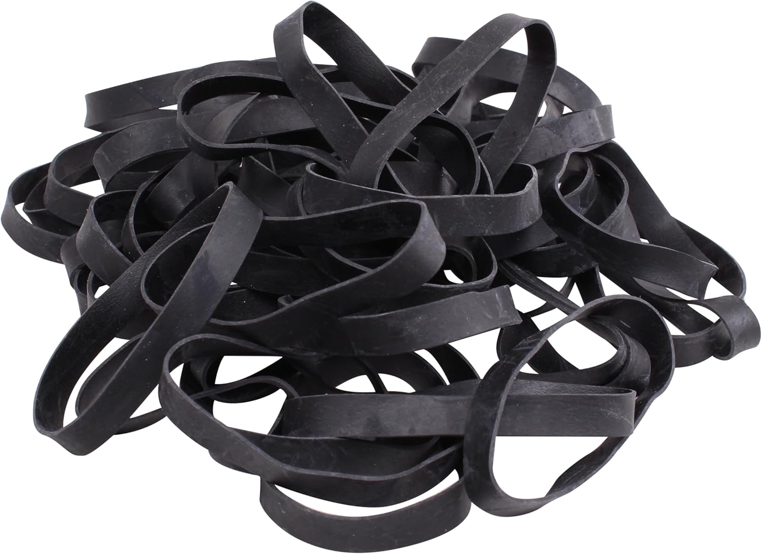 Black #74 Large Premium Outdoor Rubberbands .375 inch Wide, Made in USA, High Heat UV Resistant Platinum Rubber Crepe Band Approx. 200 per LB, 50 per 1/4lb (3-1/2" Long x 3/8" W) (5, Pounds)