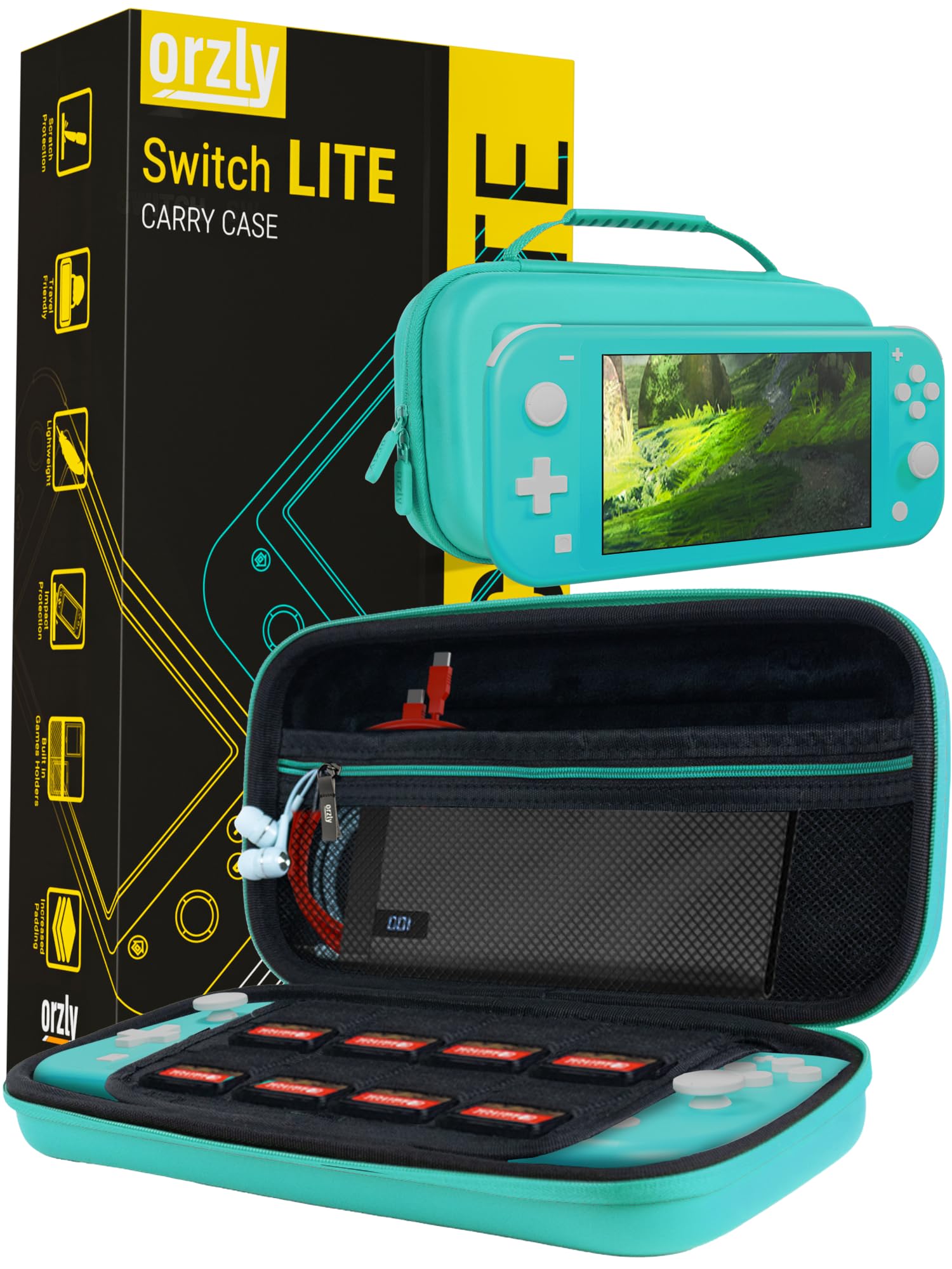 Amazon.com: Orzly Nintendo Switch Case (Turquoise, Switch