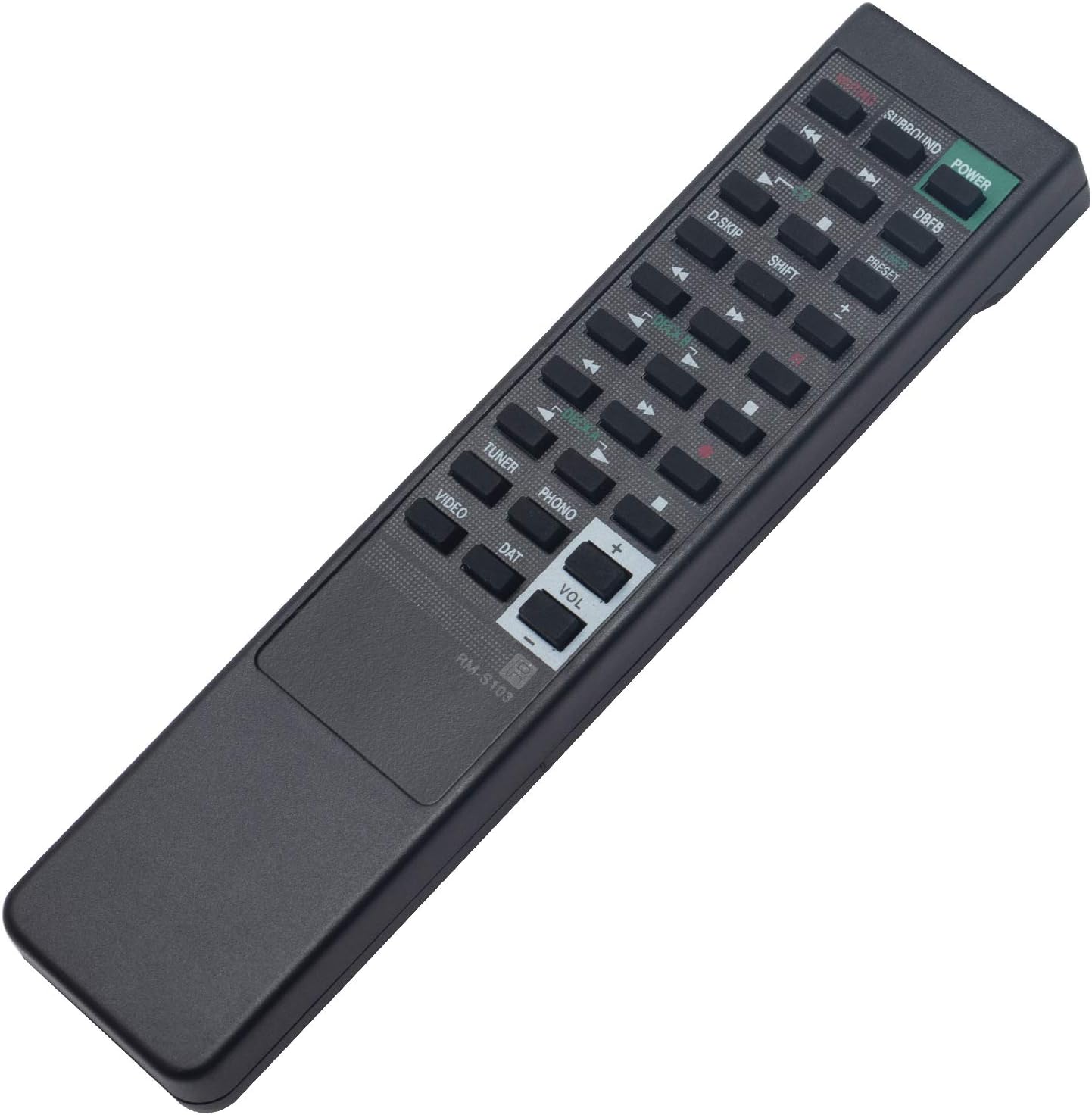 VINABTY RM-S103 Infrared Remote Control, 34 Button, 10m Range, 2 x AAA Batteries, Fits Sony RM-S103, STR-AV23, AV270, AV320 - Image 4