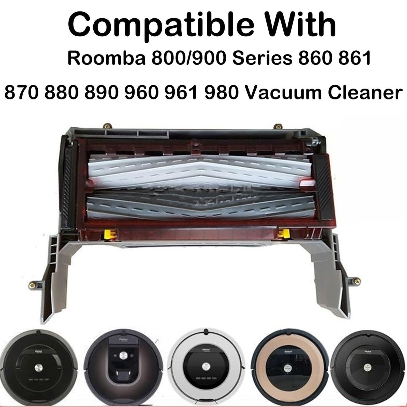Modulo Testa Pulizia Compatibile Con Roomba 800 900 Serie 1pz | Alloggiamento completo Senza spazzola principale Ripristina l'efficienza Installazione facile
