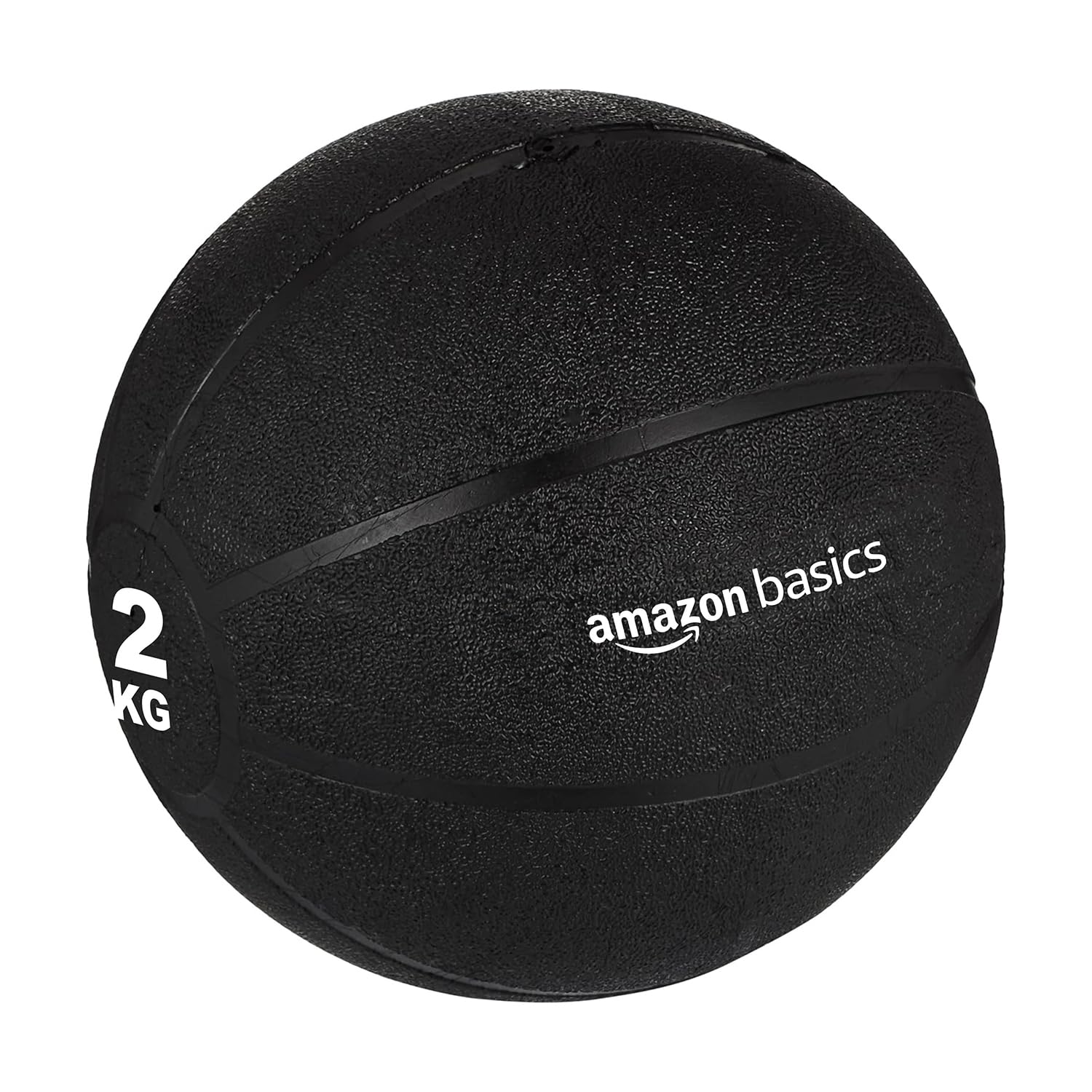 amazon basics Medicine Ball (Black) | Exercise Ball for Upper & Lower Body Exercises | Textured Finish for Strong Grip-image-13