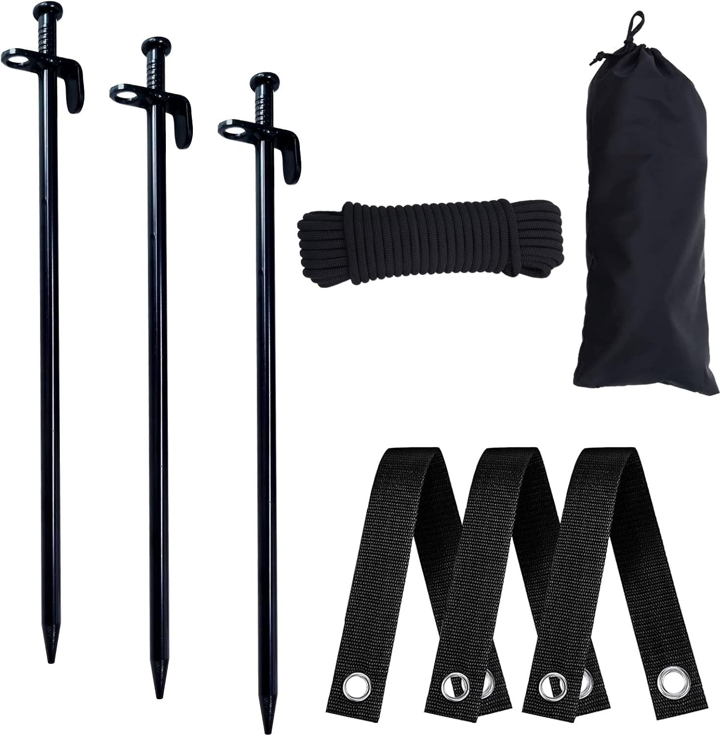 TurelinnG Heavy Duty Steel Tree Stake Kits, Plant Support