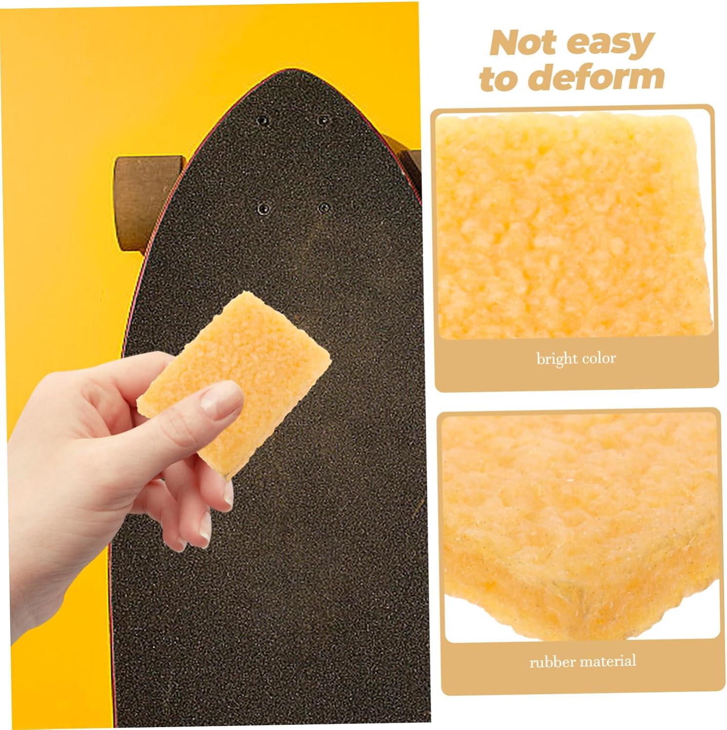 Garneck 5pcs Rubber Skateboard Grip Tape Cleaner Skid Tape Eraser for Effortless Removal of Dirt and Residue Multi Function Grip Skateboard Cleaner Tool