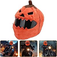 Vista 4 de LKV Funda para casco de Papá Noel de Navidad, cubierta de casco de Papá Noel para casco de motocicleta, cubiertas protectoras de cara completa