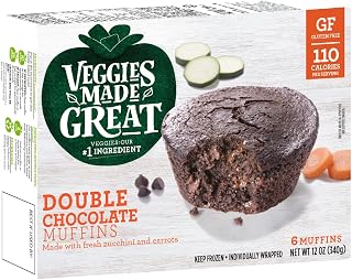 Veggies Made Great, Double Chocolate Muffins, 12 Ounce