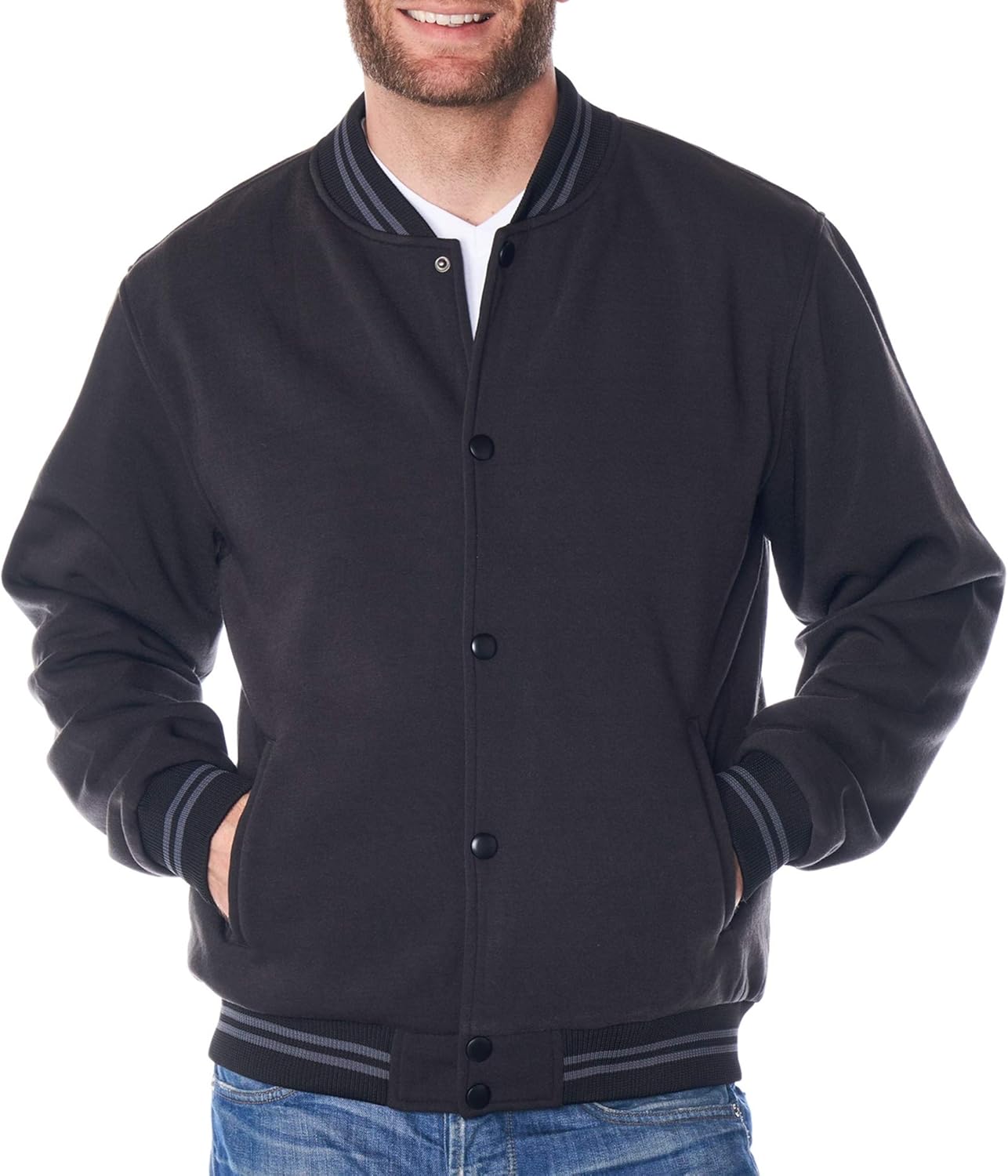 Alpine Swiss Tyler Mens Varsity Baseball Jacket Casual Letterman Bomber Jacket at  Men’s Clothing store