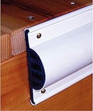 Taylor Made Commercial Grade Double Molded Dock Edging White Side Gard, 10' Coil – Dock guard with heavy wall sections for greater protection – Commercial grade double molded material – 2020108540