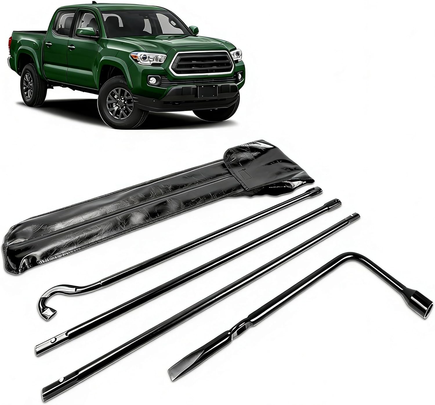 Tacoma Heavy Duty Spare Tire Tool Kit Compatible with 2005-2022 Tacoma OEM Replacement