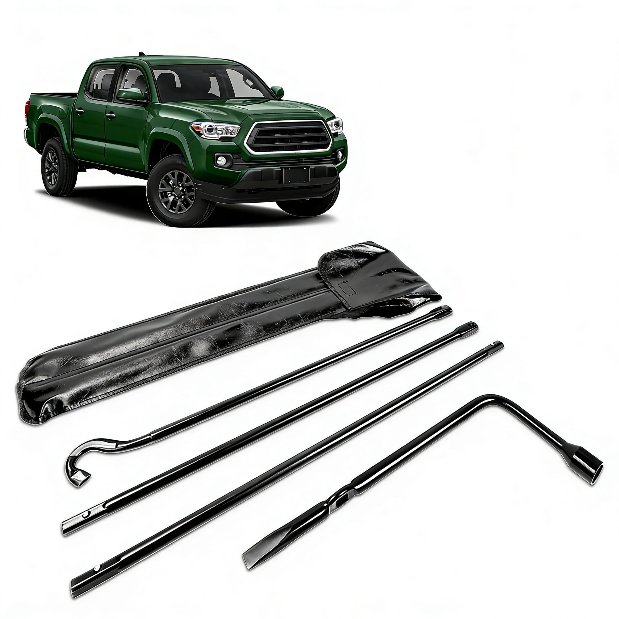 Tacoma Heavy Duty Spare Tire Tool Kit Compatible with 2005-2022 Tacoma OEM Repla