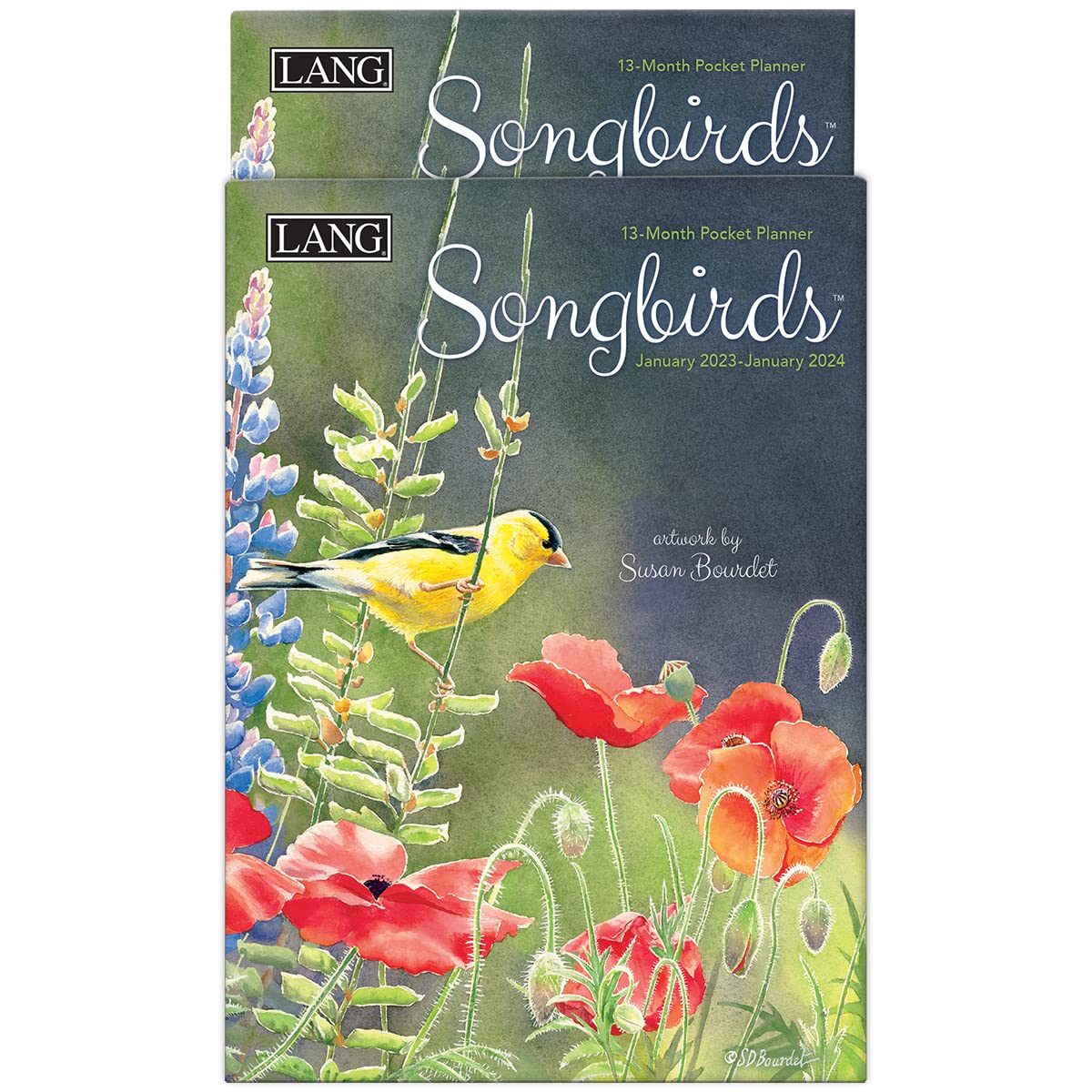 LANG Songbirds™ 2023 - Agenda tascabile mensile (23991003167)