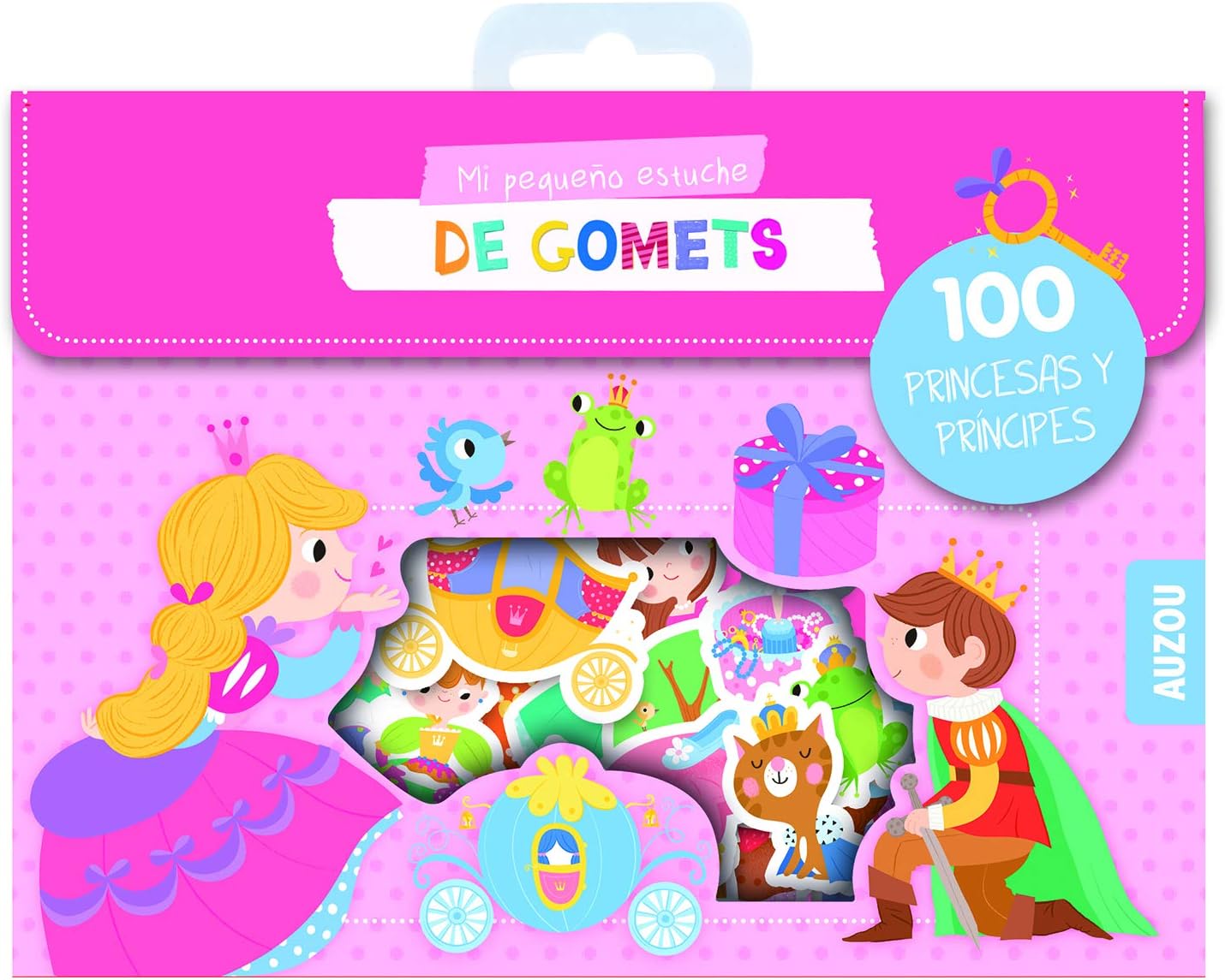 Auzou Creatife- Gummies, Sticker, Adhesives, Multicolour (86545)