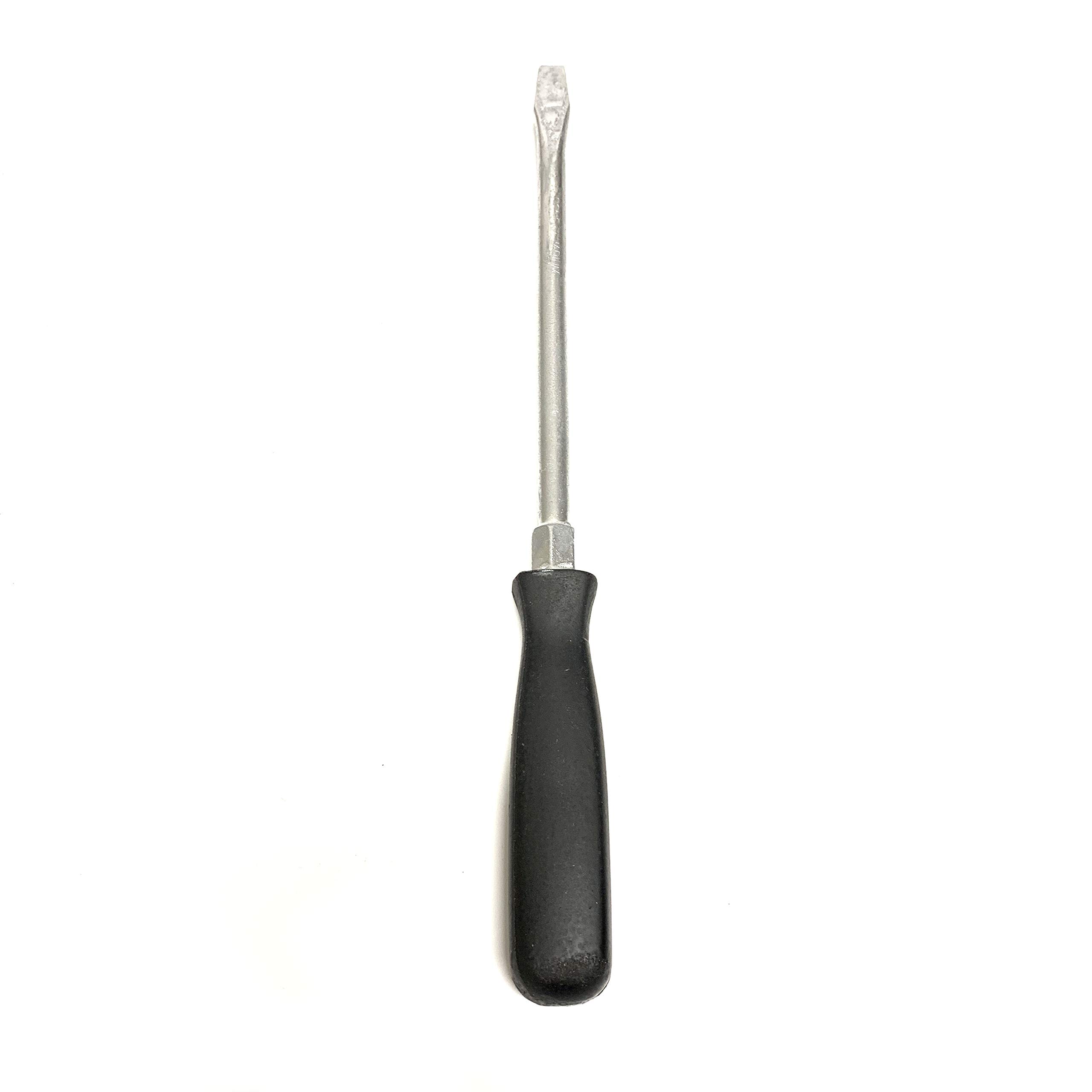 Rigid Plastic Screwdriver Prop - New - Silver Head with Black Handle