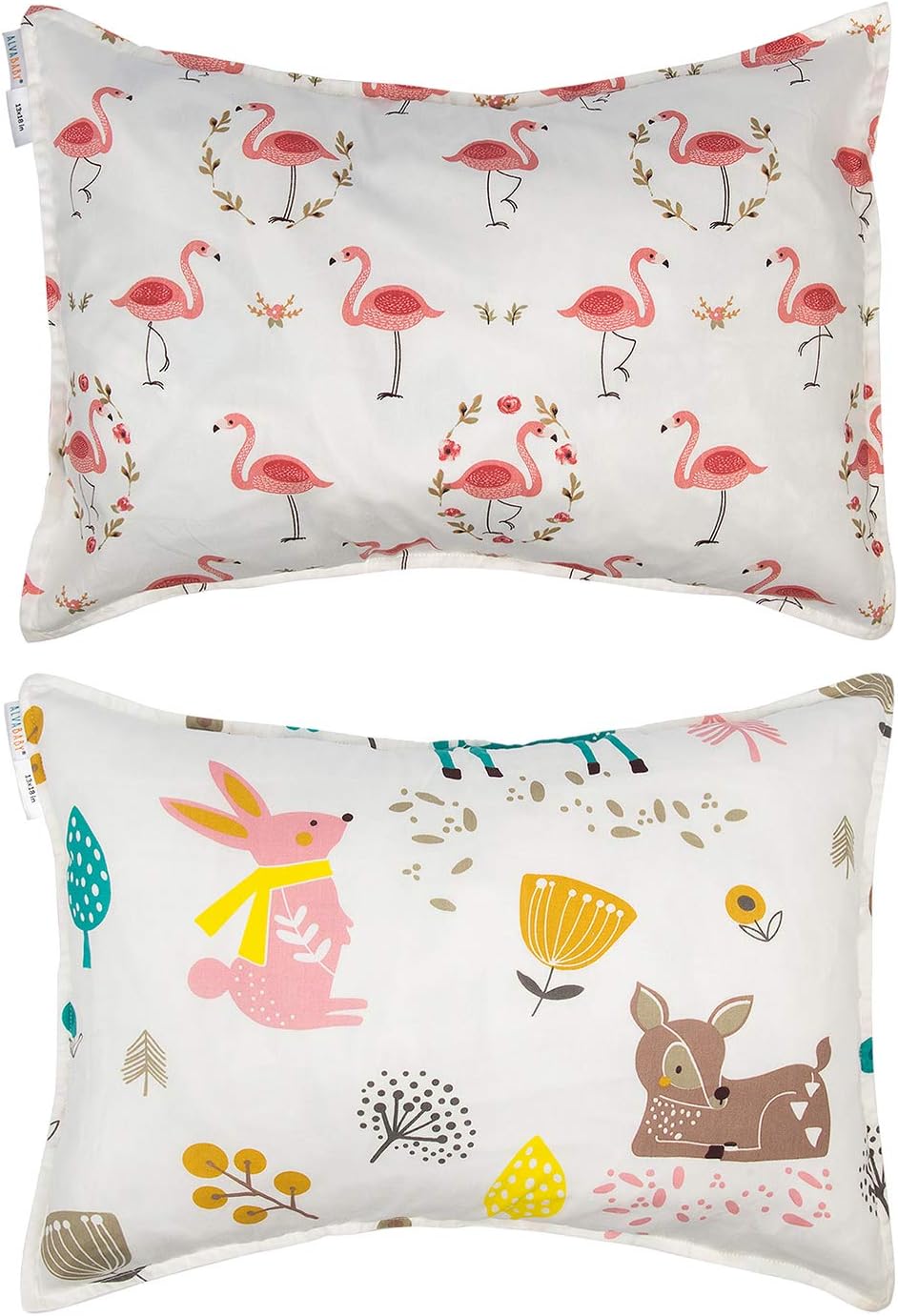ALVABABY Toddler Pillowcase Cotton 2 Packs Envelope Pillowcase Fits