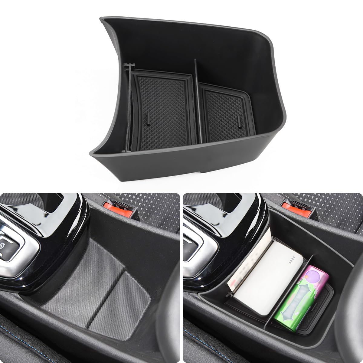 MARCHFA Center Console Organizer Tray Compatible for 2024 Chevy Trax Accessories Armrest Tray Organizer for 2024 Chevy Trax Insert Secondary Storage Box