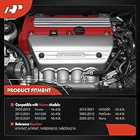 Vista 2 de A-Premium Kit colector de escape izquierdo con junta, espárragos, tuercas, escudo térmico [4.0L] compatible con Nissan Frontier 2005-2019