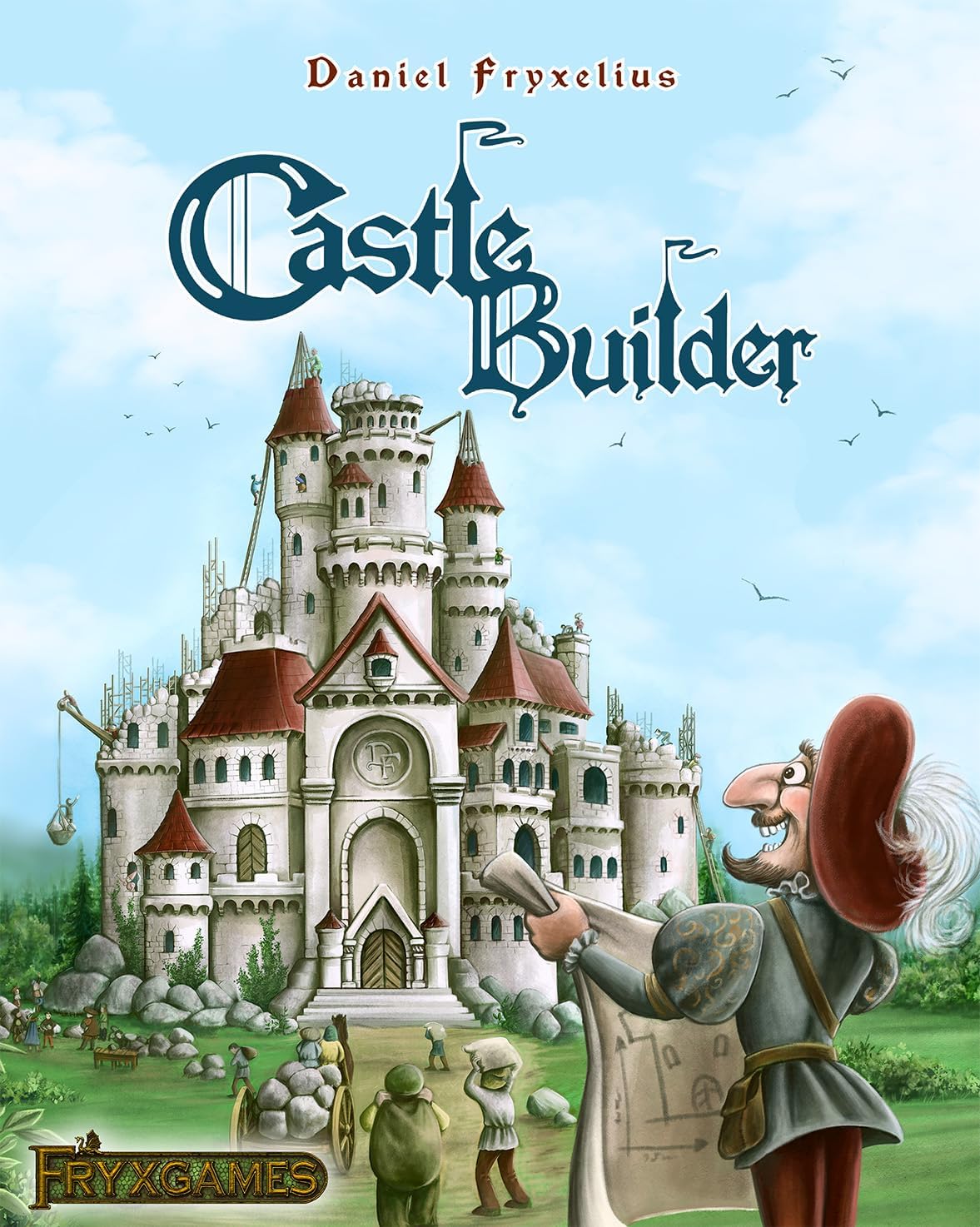 Fryx Games Castle Builder - Strategy Board Game - for 2 to 4 Players and Ages 8+