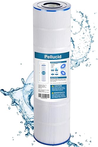 Filtro de piscina compatible con Jandy CS250, Unicel C-8425, R0462500, PJANCS250, Unicel C-8418, Filbur FC-0824, cartucho de filtro de 250 pies