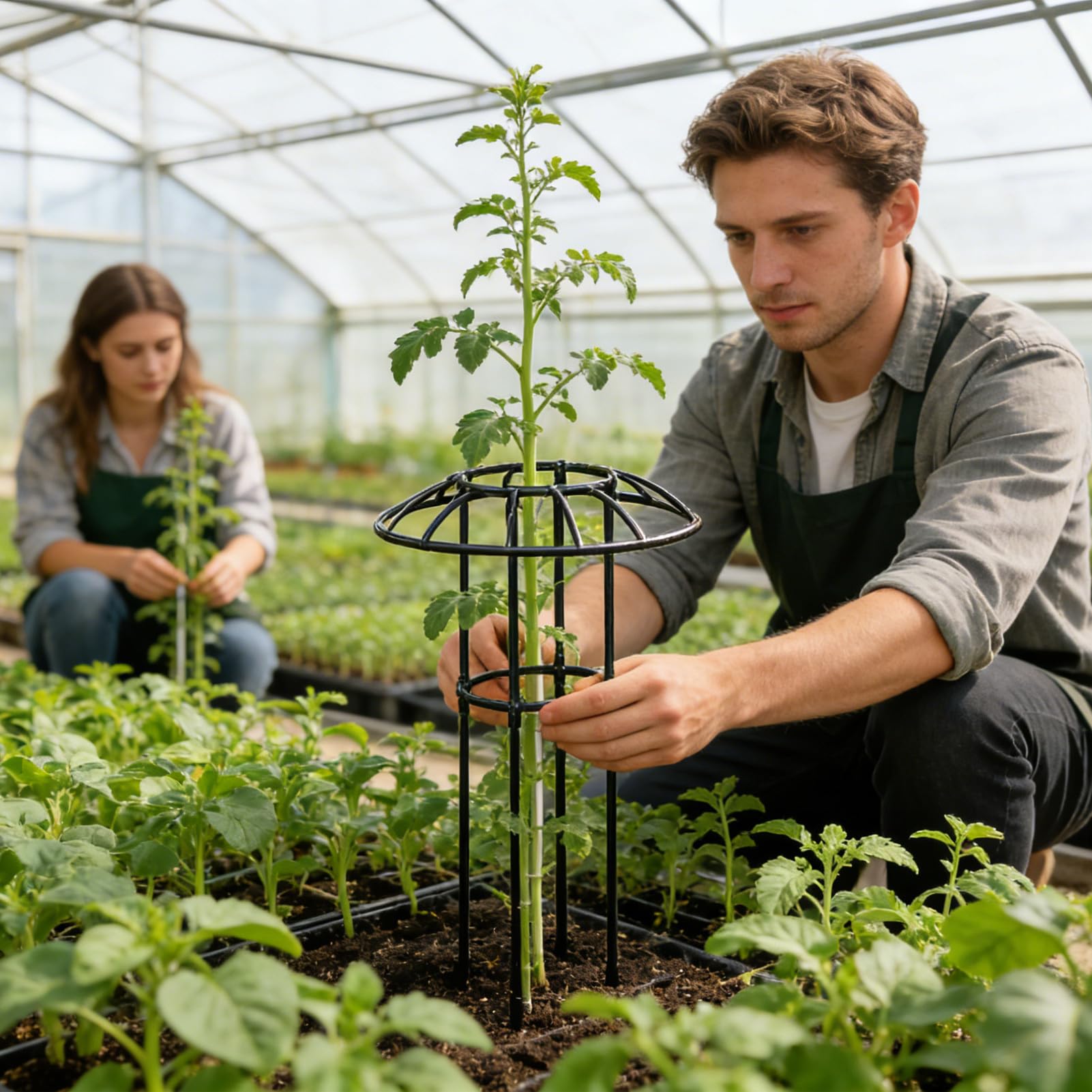 Enrejado Paraguas para Jardin | Soporte Decorativo Robusto para Plantas Trepadoras | Estructura de Soporte en Forma de Sombrilla,para Enredadera Rosa Pitaya Pepino Hortensia Jazmín Pothos