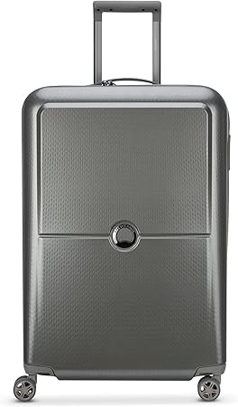 review Delsey Paris Suitcase, Silver, L (70 cm - 81 L)