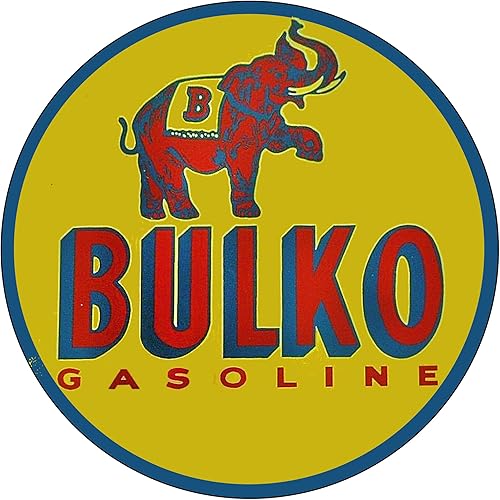 Miniatura 65 de Brotherhood Letrero de gas vintage de reproducción de letreros de metal vintage, letrero redondo de metal para garaje y hogar, 8 pulgadas de Nourse