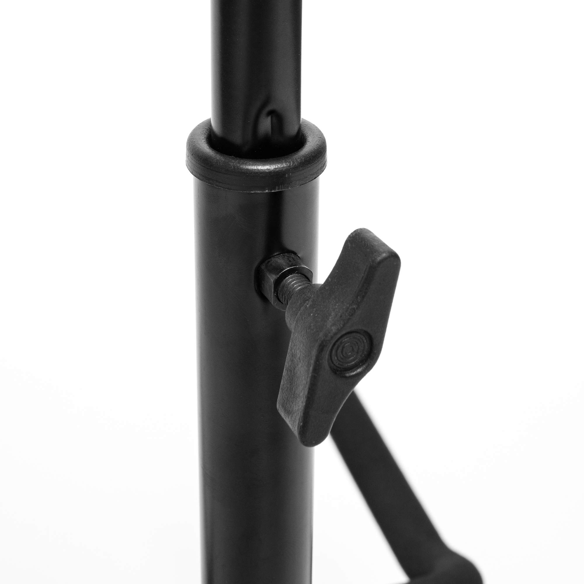 CASCHA Support de guitare avec trépied, adapté pour concert, western, basse et guitare électrique, réglable en hauteur, noir