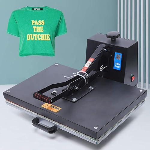 Máquina de prensa de calor de camiseta de transferencia, máquina de prensa digital de sublimación de camisetas de 16 x 24 pulgadas, máquina de
