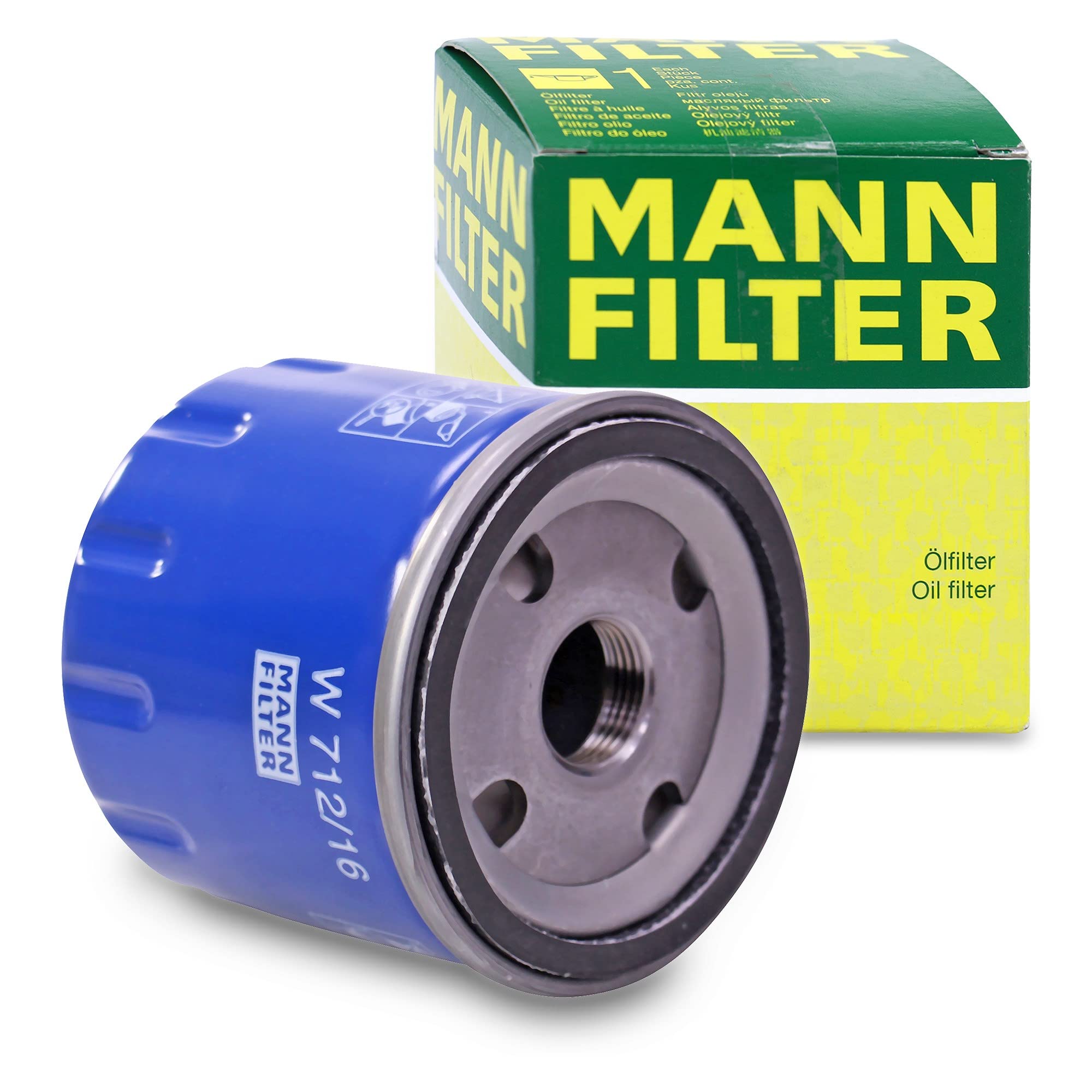 Filtro Olio MANN-FILTER W 712/16 - Auto E Veicoli Commerciali, Alta Qualit&agrave;
