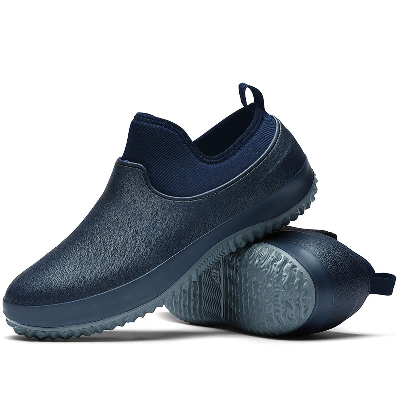 Non Slip Work Shoes for Women Men Waterproof Chef Shoes Garden Shoes Blue