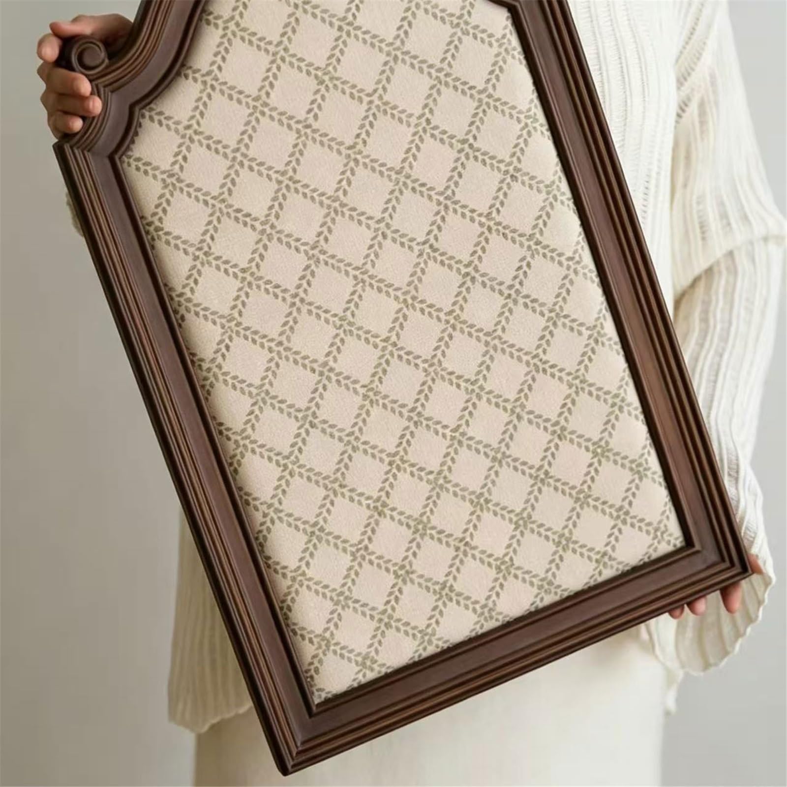 Schmuckhalter Wall Mounted Jewelry Stand with Linen