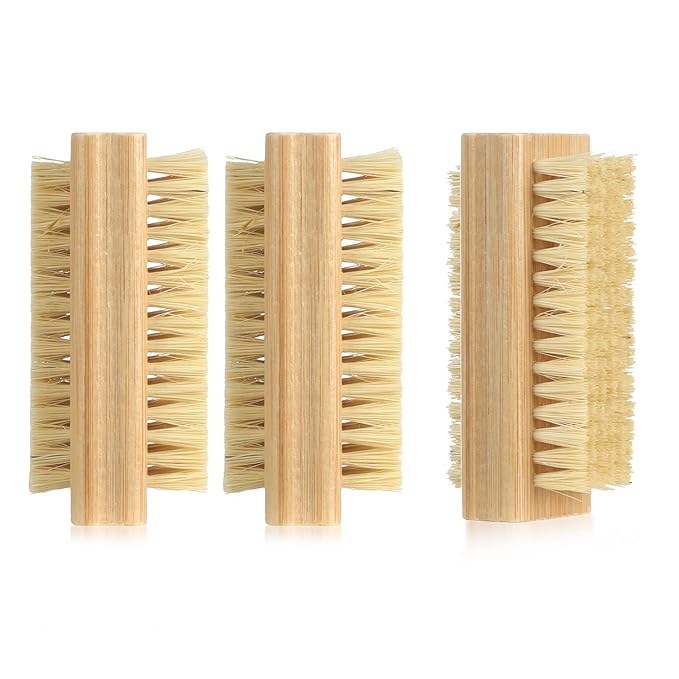 TEOYALL Nail Cleaning Brushes Fingernail Brushes Double