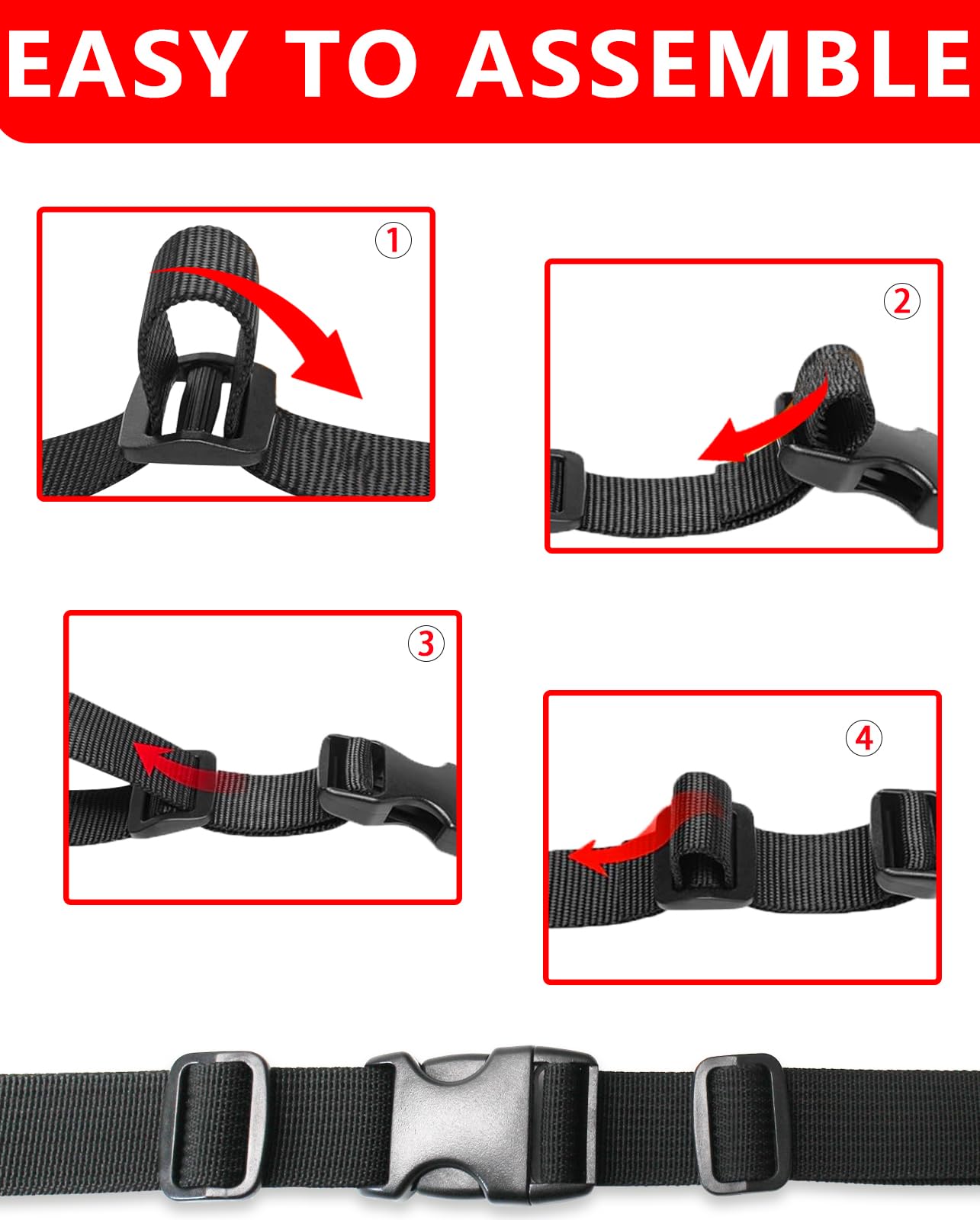 ZHFMILY Cinghia In Nylon 13,7 M + 8 Clip A D – Larghezza 10 Mm, Resistente Ai Raggi UV, Per Fai-da-te, Collari Animali E Riparazioni - 2