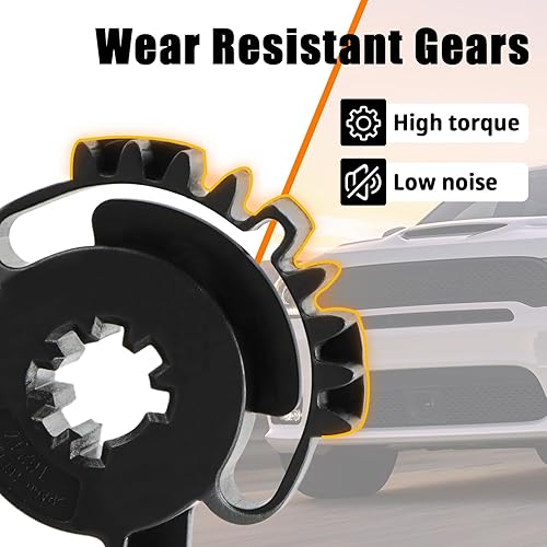 Miniatura 2 de KPALAG Kit de engranajes de actuador de puerta de mezcla HVAC de 2 piezas compatible con Dodge Durango Jeep Grand Cherokee Reemplazar # 68214880AA