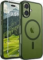 Vista 292 de SUPFINE - Funda magnética para iPhone 11, apta para MagSafe (protección contra caídas de grado militar, 10 pies), delgada, translúcida, a prueba