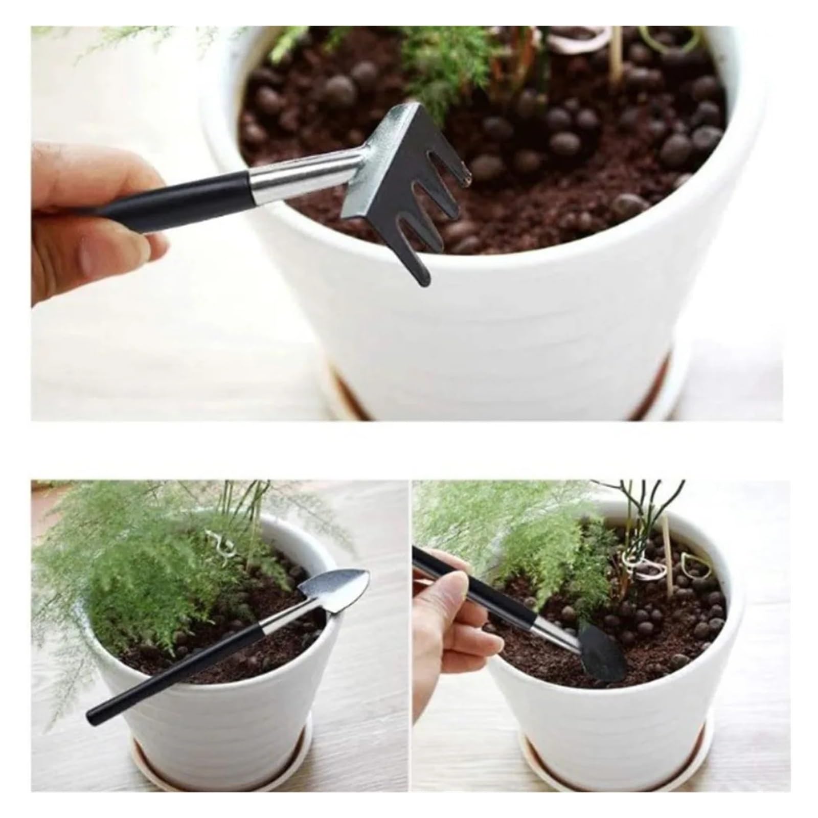 Générique Ensemble de 13 Outils for Plantes succulentes, Mini Jardin, rempotage Manuel, Fleurs Miniatures, bonsaï(13Pcs1)