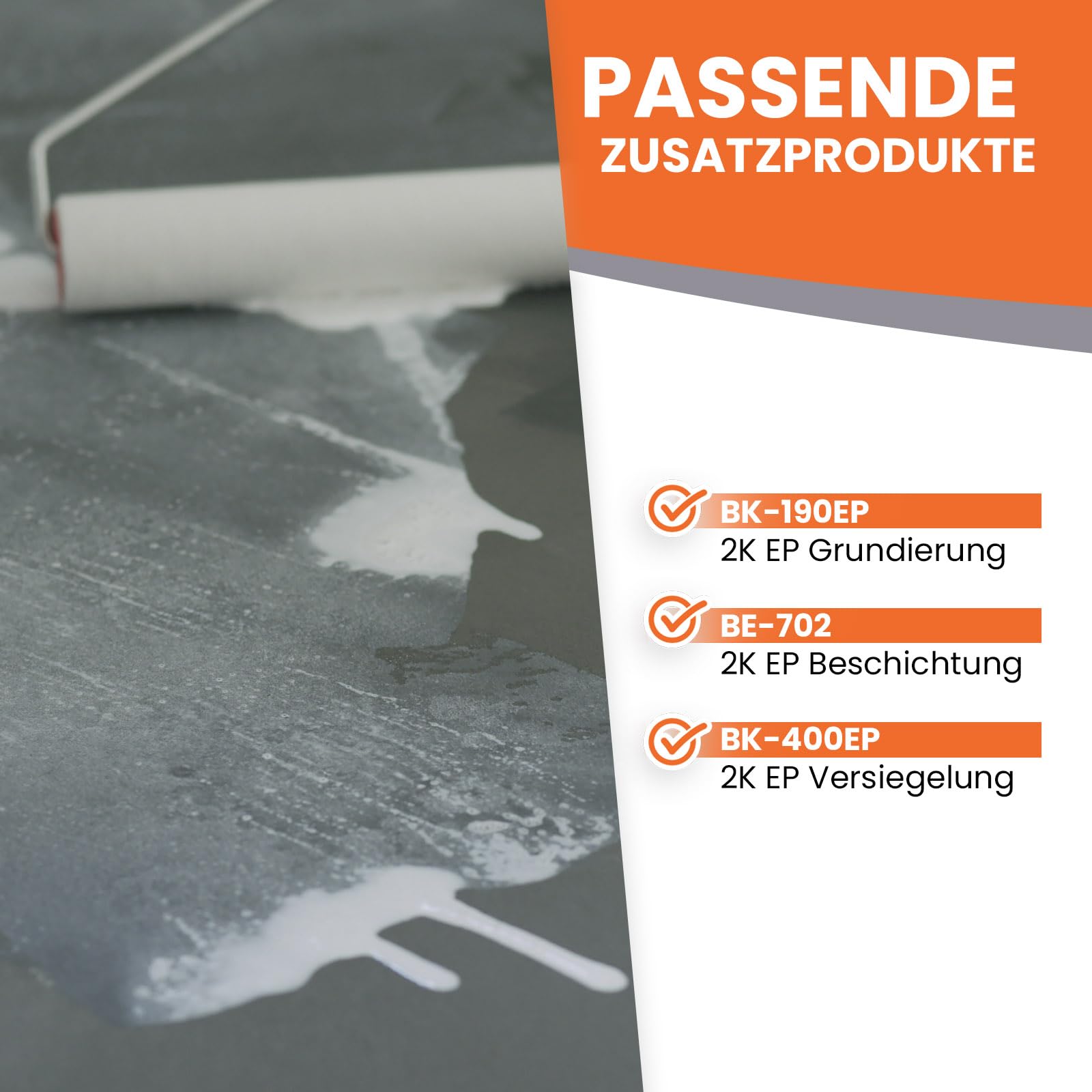 Wachs Versiegelung 2,5l Boden PROFI Bodenversiegelung Bodenwachs seidenmatt für Epoxidharzboden Bodenfarbe Mikrozement - Hohe Reichweite ca. 50qm, langfristiger Schutz, rutschhemmend - BEKATEQ BE-760