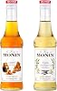 Monin Vanilla and Caramel Set of 250 ml