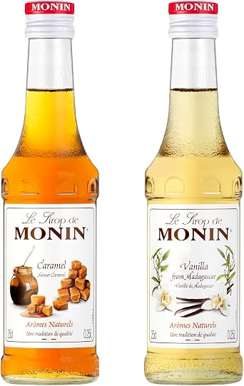 Monin Vanilla and Caramel Set of 250 ml