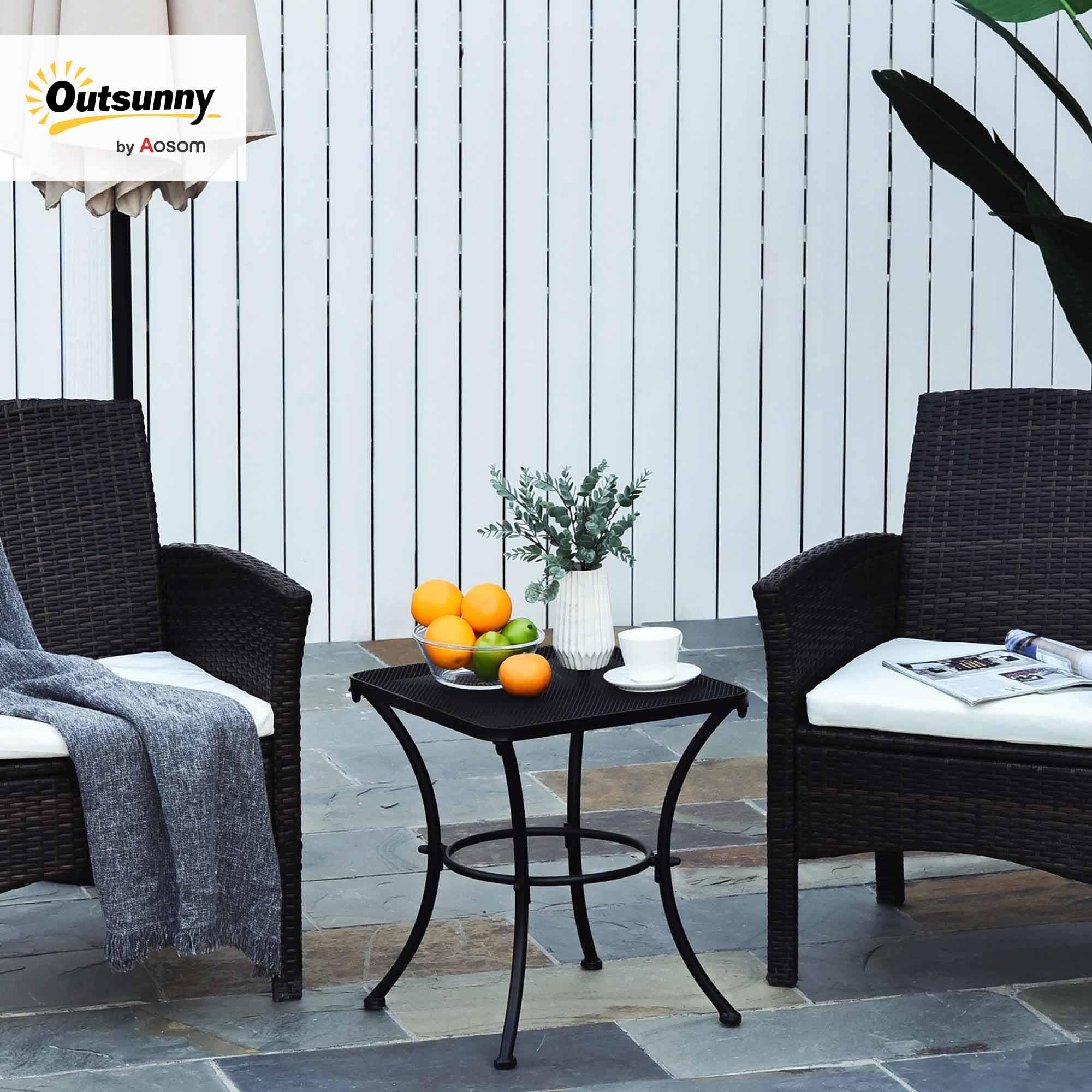 Orange85 Bijzettafel Tafel Rond Tuintafel Salontafel Buiten Wit 46x46x52 cm | Leen Bakker Orange85 Bijzettafel Tafel Rond Tuintafel Salontafel Buiten Wit 46x46x52 cm | Leen Bakker